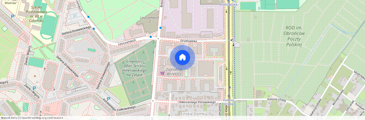 ul. Grudziądzka, Wrzeszcz Dolny, Gdańsk, pomorskie