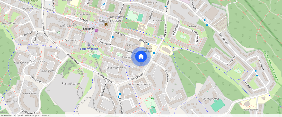 Svartågatan 40, Bagarmossen