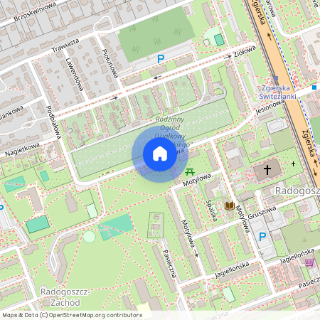 ul. Jesionowa, Radogoszcz, Bałuty, Łódź, łódzkie