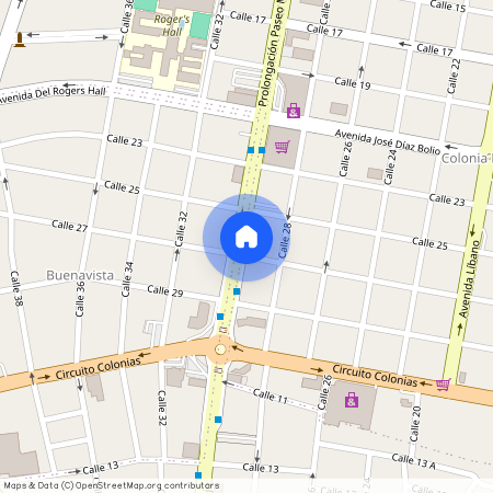 1, Vía Montejo, Mérida, Departamento, Yucatán