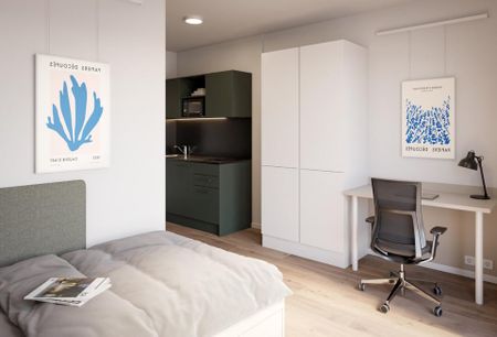 THE FIZZ Berlin Friedrichshain - **ERSTBEZUG** Vollmöblierte Single Apartments für Studierende - Foto 5