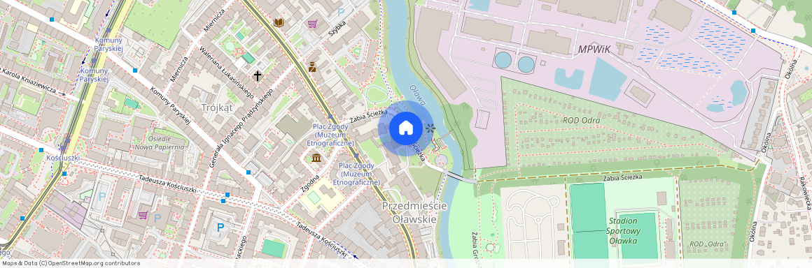 ul. Komuny Paryskiej, Przedmieście Oławskie, Krzyki, Wrocław, dolnośląskie