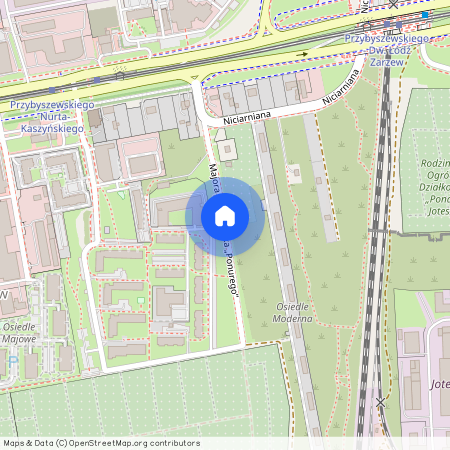 ul. mjr. Jana Piwnika "Ponurego", Zarzew, Widzew, Łódź, łódzkie