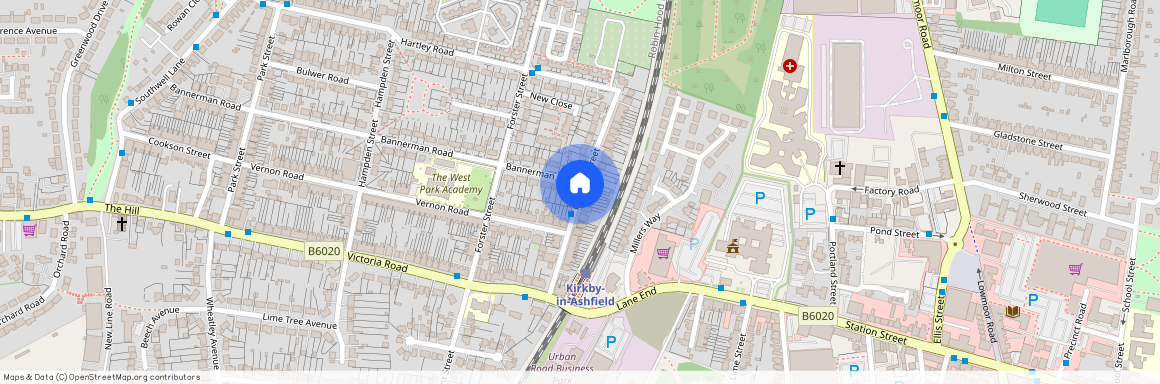 Harcourt Street, Kirkby In Ashfield, Nottinghamshire