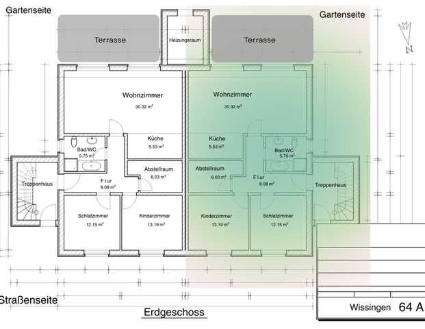 Wunderschöne, neu sanierte Erdgeschosswohnung mit großer Terrasse - Foto 1