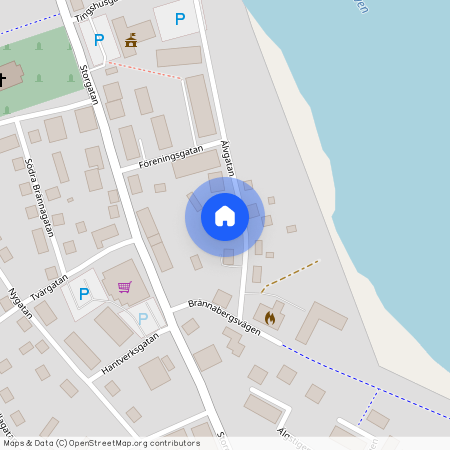 Overkalix, Älvgatan 14, lgh 1003, BV med uteplats på innergården.