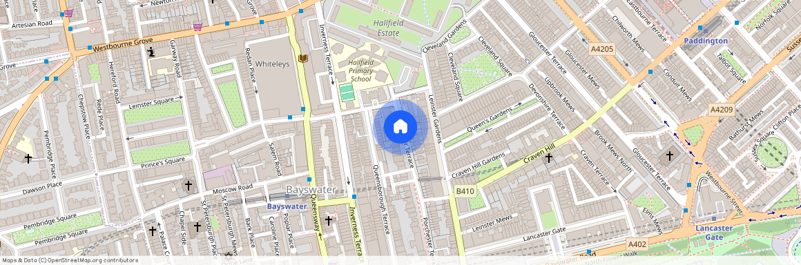 Kensington Gardens Square, Bayswater, W2 4BB, London