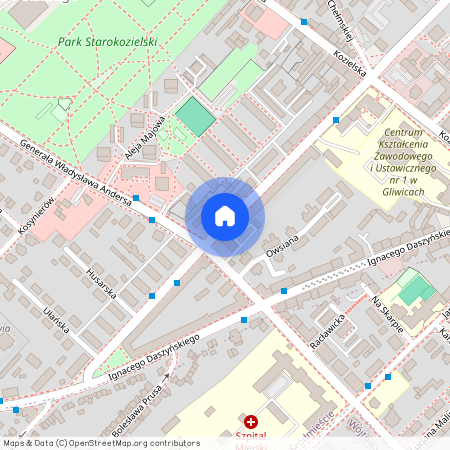 ul. Wincentego Styczyńskiego, Wojska Polskiego, Gliwice, śląskie