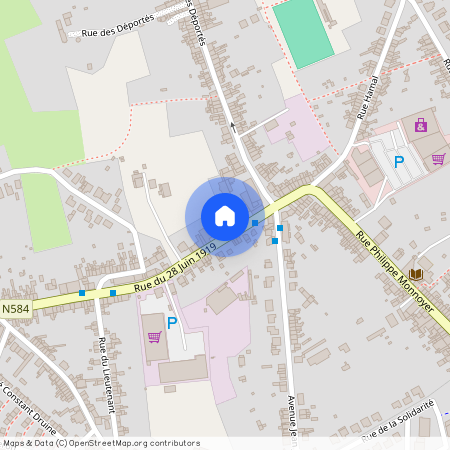 Rue du 28 Juin 1919 12, 6180, Courcelles