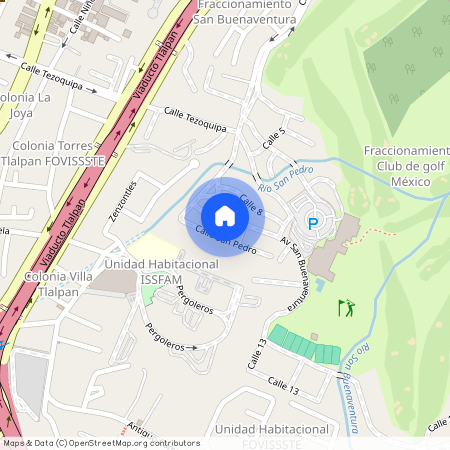 Calle 10, Club de Golf México, Ciudad de México, CDMX, México, Tlalpan