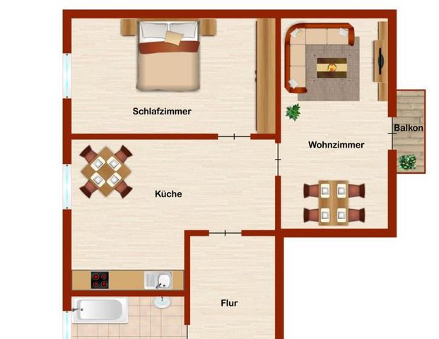 2-Zimmer-Wohnung in Hannover Herrenhausen - Foto 1