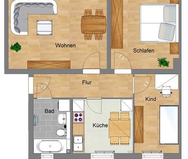 Schöne 3-Zimmerwohnung in Seelze - Foto 5