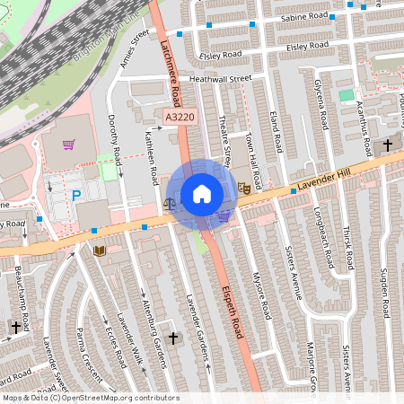 Lavender Hill, Lavender hill