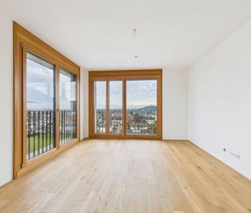 Helle, großzügige 2-Zimmer-Wohnung mit einmaligem Blick übers Rheintal - Photo 6