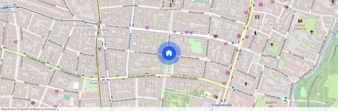 Ainmillerstrasse, 80801 München - Schwabing-West