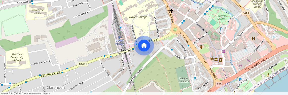 Flat 2 51 Folkestone Road, Dover, Kent, CT17 9RZ