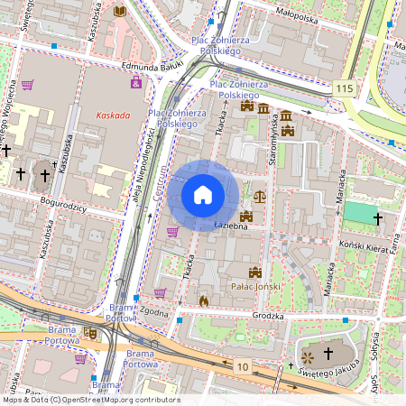 ul. Tkacka, Stare Miasto, Śródmieście, Szczecin, zachodniopomorskie