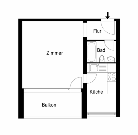 1-Zimmerwohnung mit Traumaussicht! - Photo 5