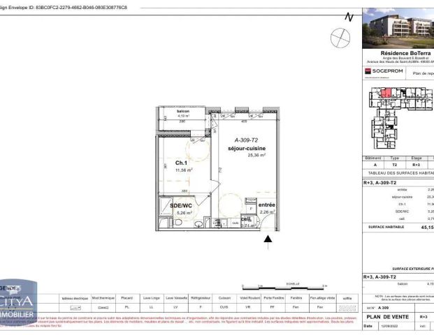 Appartement à louer 2 pièces 45.15m² - Photo 1