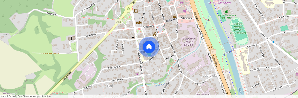 ul. Szkolna, Skoczów, Skoczów, cieszyński, śląskie