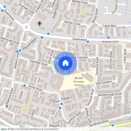 Tiverton Gardens, Worle, Weston-super-Mare