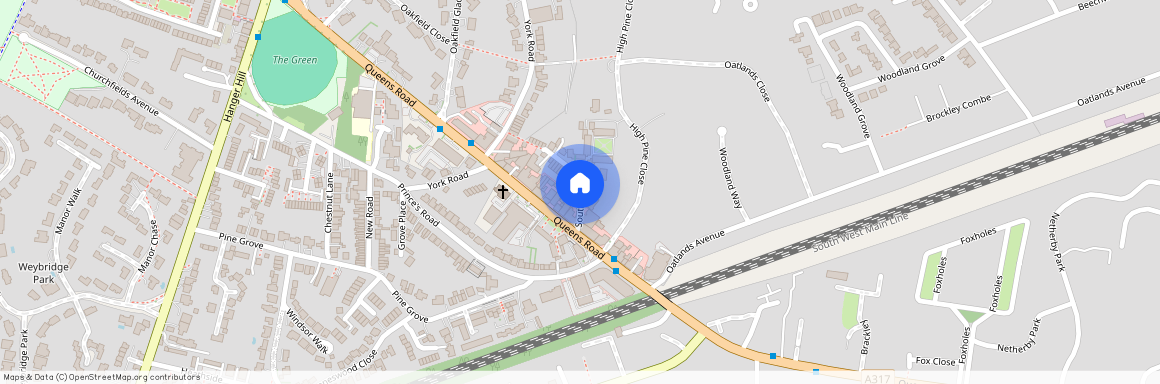 South Road, Weybridge, Surrey, KT13