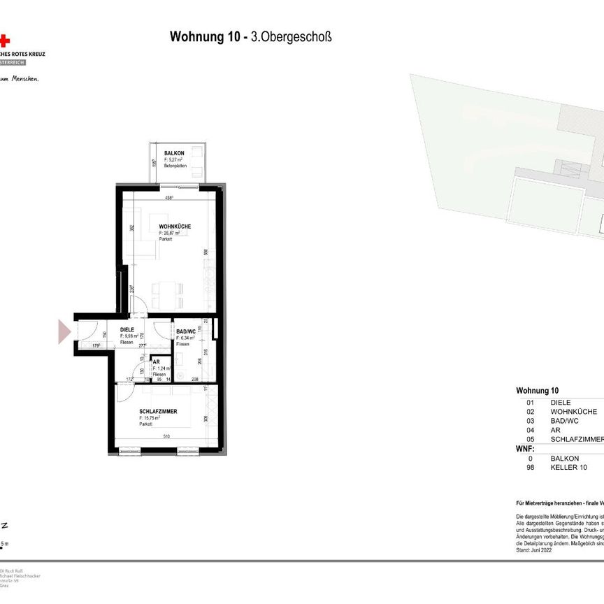 Generationenwohnhaus Triester Straße 12, Top 10 [GF,TS] - Photo 1