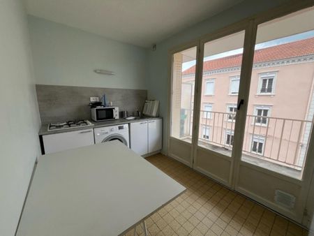 APPARTEMENT T1 [MEUBLE] A LOUER A ROANNE - MULSANT - Photo 5