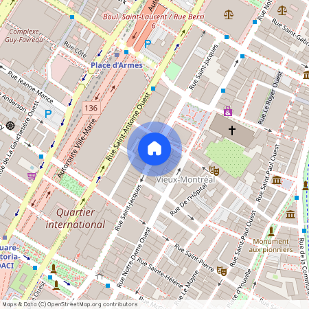 720 Rue St-Jacques, app.1801, H2Y 2H6, H2Y 2H6, Montréal