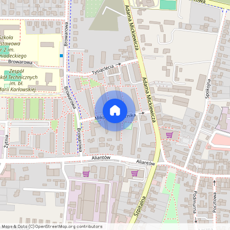 ul. Kopernika, Żnin, Żnin, żniński, kujawsko-pomorskie