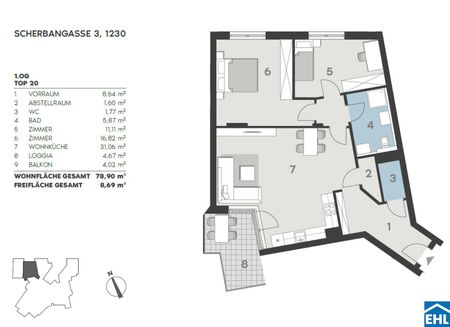 3-Zimmer Balkonwohnung in Richtung Süden! - Photo 5