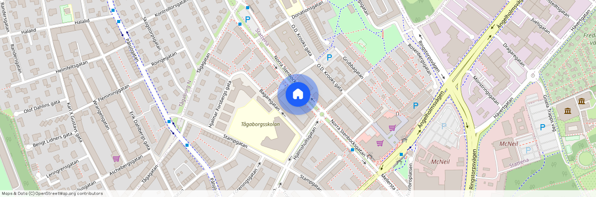 Tågaborg S, Helsingborg, Skåne, Norra Stenbocksgatan 19