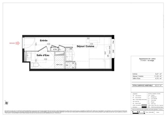 Location Appartement 1 pièce 20m² MERIGNAC 33700 - Photo 1