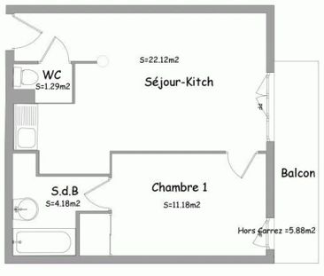 Location Appartement 2 pièces 38m² ORLEANS 45000 - Photo 5