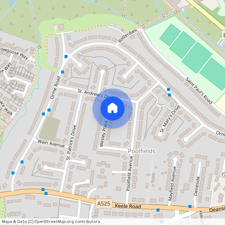 3 Rooms at Wesley Place, Newcastle-under-Lyme, ST5