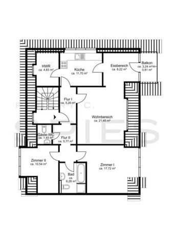 Erstbezug nach umfangreicher Modernisierung: Attraktive 3-Zimmer-Wohnung mit Balkon - Photo 2