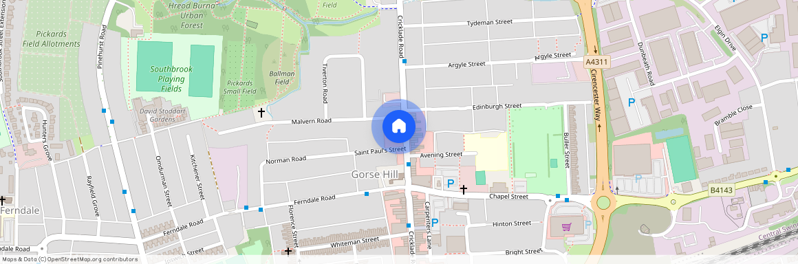 En-suite double room, all bills included, Cricklade Road, Gorse Hill