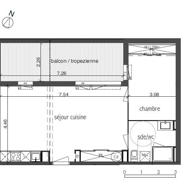 Location Appartement 2 pièces 50m² FONBEAUZARD 31140 - Photo 2