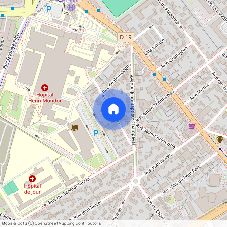 Rue du Parc, Francja, Creteil