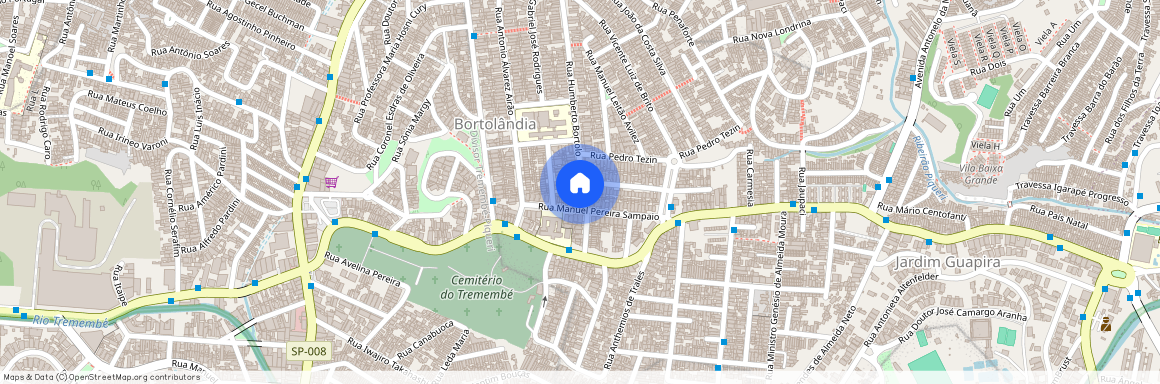 Rua Humberto Bortolo, 125, Bortolândia, São Paulo - SP, 02352-000, Brazil
