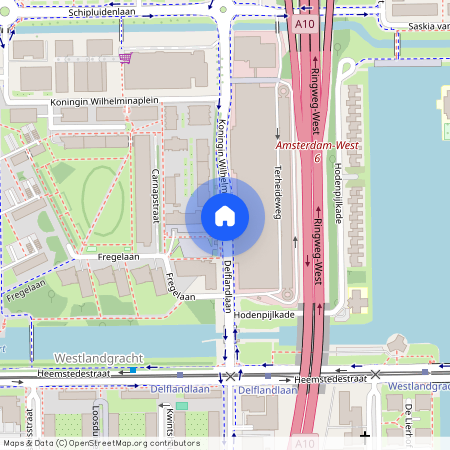 Westlandgracht, 1062 KS, Koningin Wilhelminaplein, Amsterdam