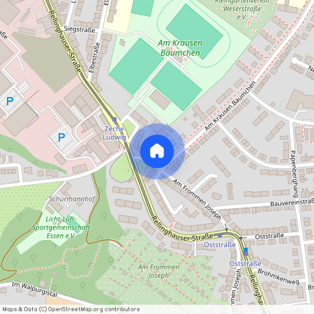 Am Krausen Bäumchen 1-3, 45136 Essen - Bergerhausen