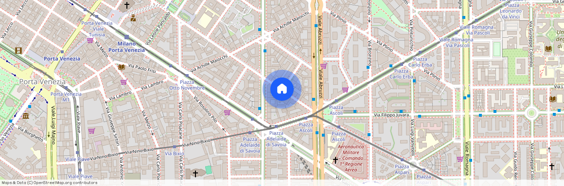 Via Antonio Stoppani 34 Porta Venezia Buenos Aires, Porta Venezia Milano
