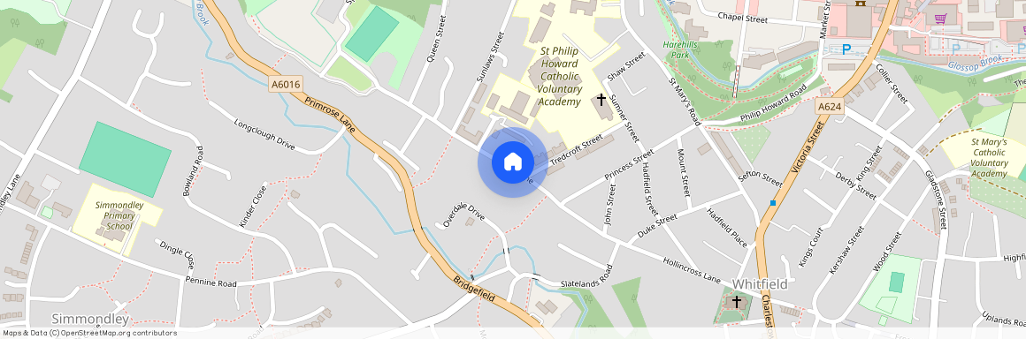 **LOFT ROOM** Pikes Lane, Glossop, SK13 8EH