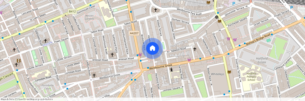 Hereford Road, Notting Hill, London, W2