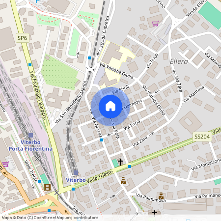 Santa Lucia - Paradiso, Via Dalmazia, 22, Viterbo