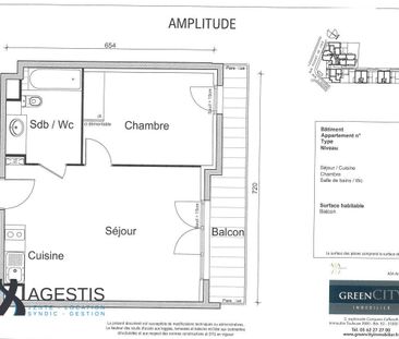 Location Appartement 2 pièces 44m² BEZONS 95870 - Photo 2