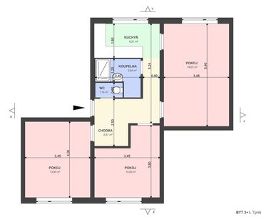 Pronájem bytu 3+1 68 m², Družstevní , Týniště nad Orlicí - Photo 6