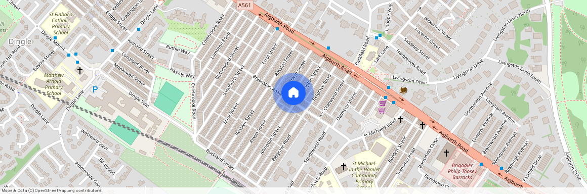 Bryanston Road, Aigburth, Liverpool, Merseyside, L17