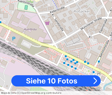 Möblierte 2-Zimmer-Wohnung im 3. Obergeschoss mit Balkon, Aufzug & ... - Foto 1